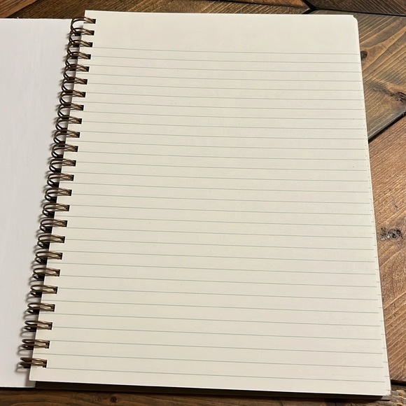 NWT “this chapter feels really good” spiral notebook 8.5”x6.5” - Picture 2 of 4